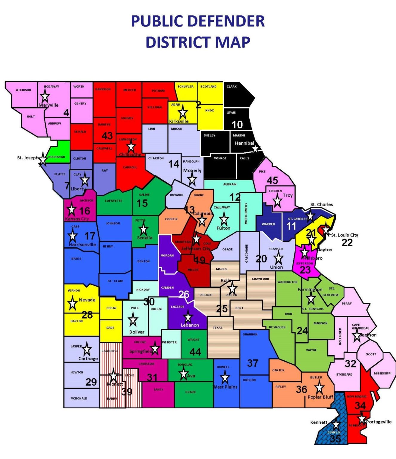 Map Of Districts Missouri State Public Defender map-of-districts-missouri-state-public-defender